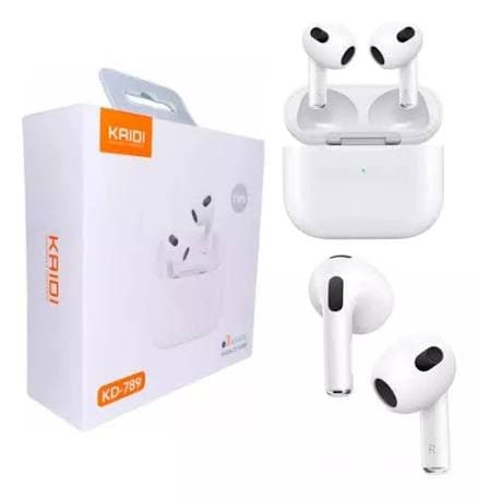 Fone Bluetooth Sem Fio In-Ear TWS 5.4 IPX4 Kaidi KD-789